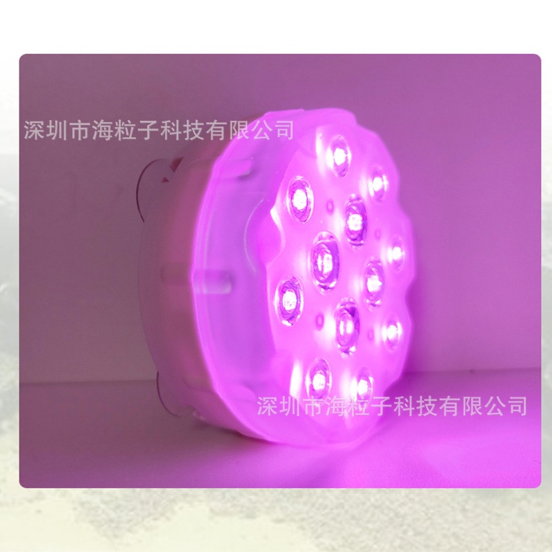 New seven-colour LED remote-diving lamp IP68, fish-proof tank lamp luminescence pool bottomlights