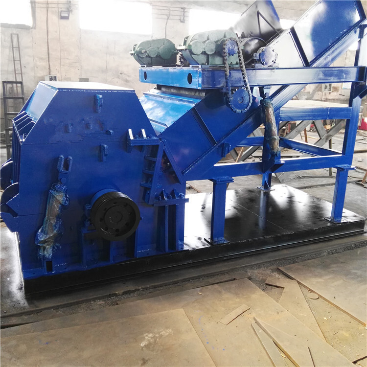 Hydraulic iron, aluminum shredder, automatic iron separation equipment, clean-out of the iron troupe.