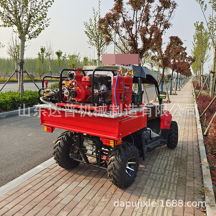 消防救援巡逻车 双排全地形消防摩托车 供应救援灭火消防车