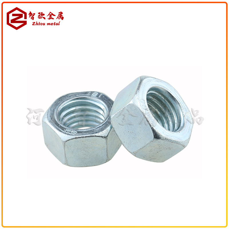 GB6170 high-strength zinc plating nut, class 8, hexagonal nut, high-strength M6M8M10M12M14M16M20