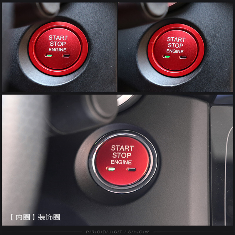 MG6 to start the ignition switch and aluminum alloy-coloured car interior retrofit.