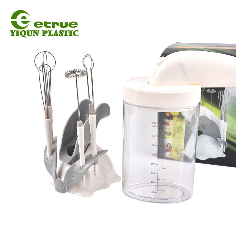 廚房不鏽鋼電動打蛋器迷你咖啡攪拌器自動牛奶打奶器起泡器攪拌棒