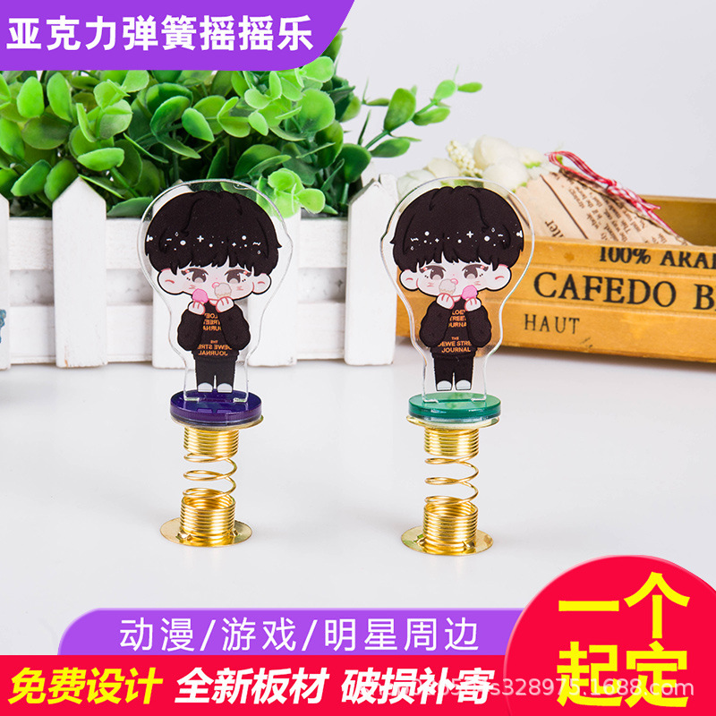 Một ngôi sao nhạc rock vào mùa xuân đứng cạnh nhà hoạt hình Acreley.