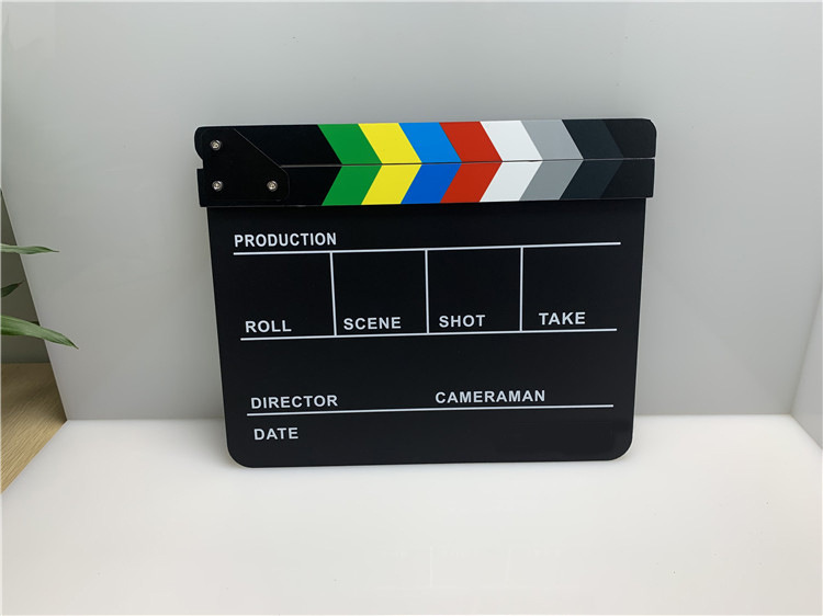 Black-and-white-colour-colour-colour-colored Acre-board film director board, camera-building aids.