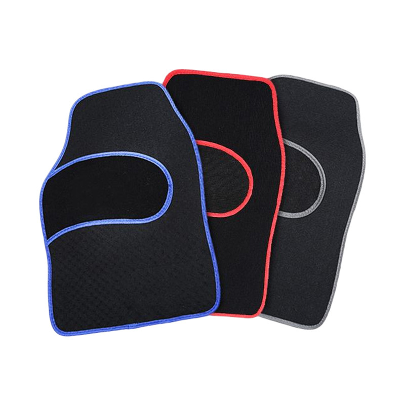 Vehicle foot mats are completely surrounded to protect the carpet truck from grinding pads and PVC carpets