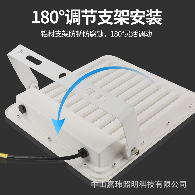 满天星透镜投光灯LED高亮防水户外灯泛光灯100W200W300W照明灯