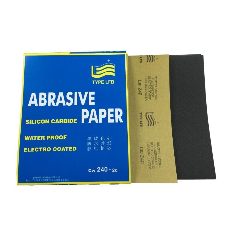 Flag card sandpaper water-resistant sandpaper polishing car paint industrial jade polisher 230 mm* 280 mm