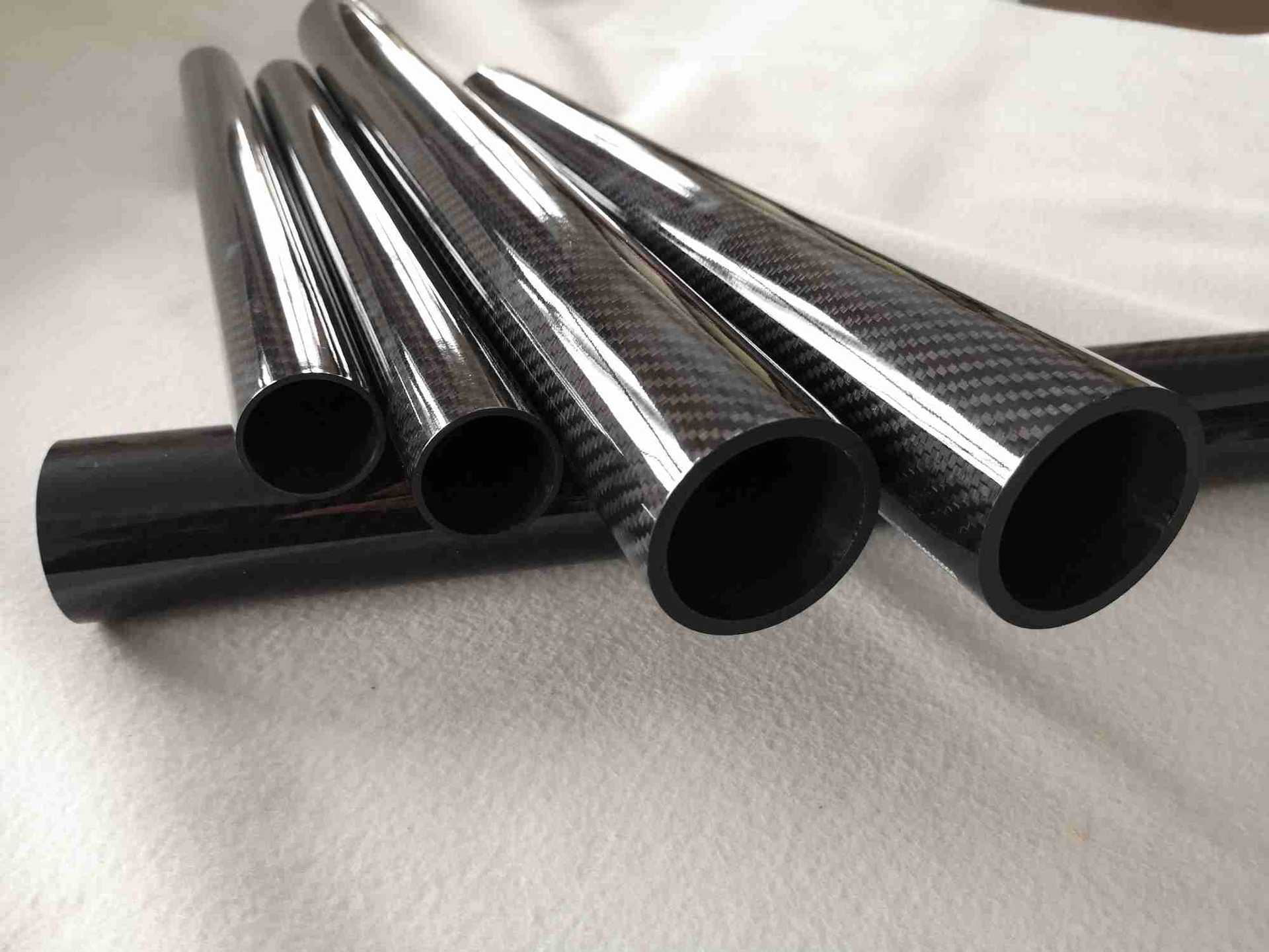 26x30mm3K oblique carbon fibre tube spot