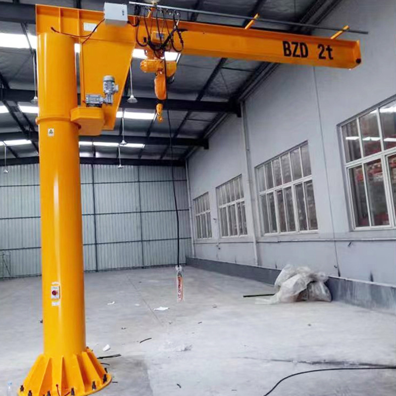 The factory supplies a lean, fast-fixed crane with a single-armed, 360 degrees rotation arm.