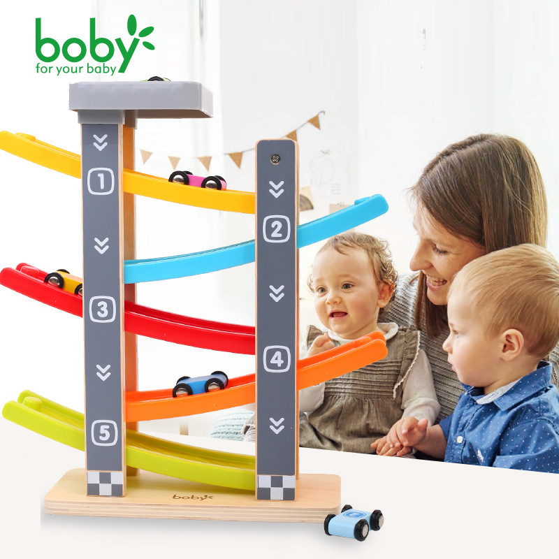 ♪ Boy-wood-like car-like track-in-the-kids-kids ♪
