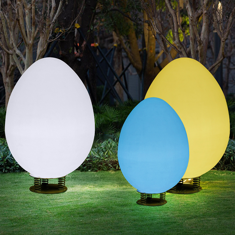 Lighting remote-controlled colour-changed HONDON Red Heating Field interactive plaza viewer and egg lamp