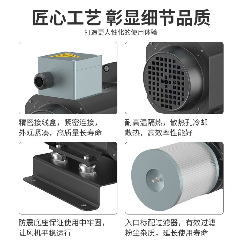 Thiết bị điều chỉnh, máy ly tâm bảng mạch khô, tốc độ cao, máy gió tốc độ trực tiếp