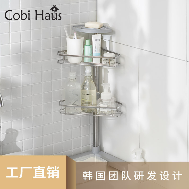 Trong nhà vệ sinh của khách, thép không gỉ có thể được chuyển xuống sàn, tủ chứa đồ hai tầng.