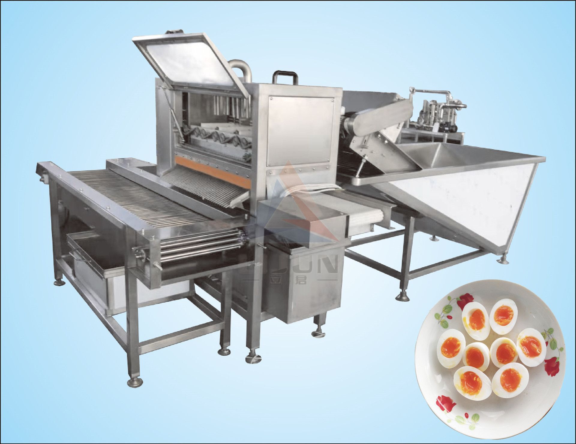 Source machine supplies egg mechanical egg skinners, full automatic egg skinners.