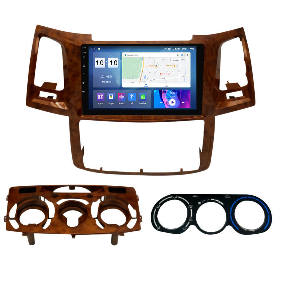 Application of Toyota Hilux vehicle on the Andre screen to the GPS navigation unit