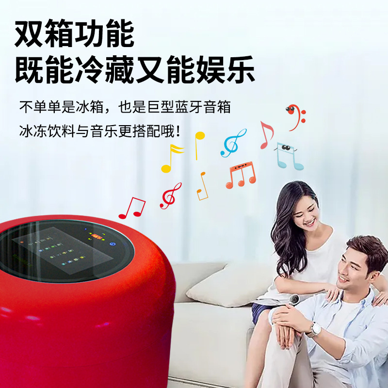 Vài cái tủ lạnh bên ngoài tủ lạnh.