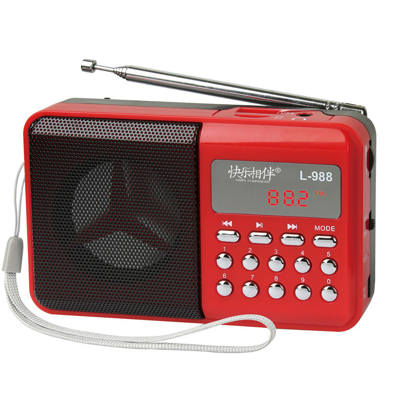 L-988 Mini-Old MP3 plug-in speaker, Mini-Radio-Older