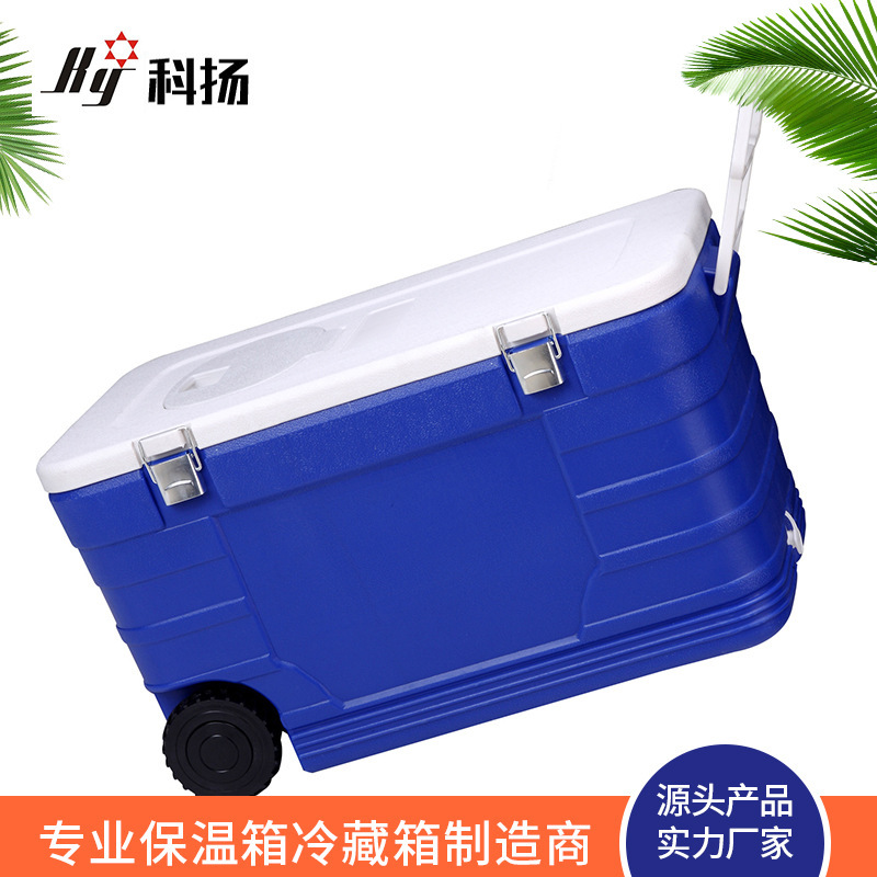 Hộp cá ngoài trời tủ lạnh PU52L vận chuyển thực phẩm tủ lạnh an toàn