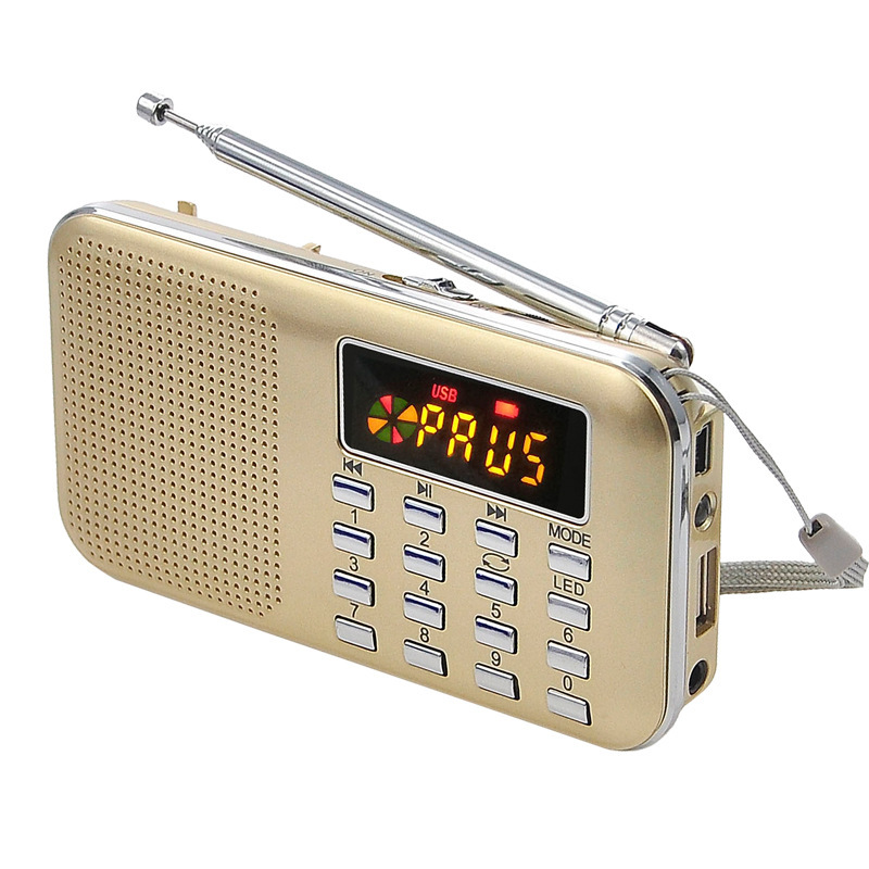 Trình bổ sung cho đài phát thanh L-218 AM/FM Radio LED đa chức năng di chuyển được