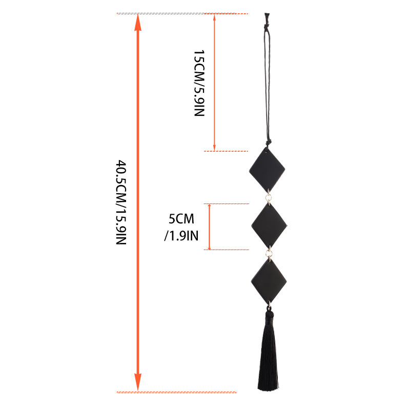车载挂饰方形汽车挂饰车内挂件高级感后视镜吊坠饰品墙壁家居香薰
