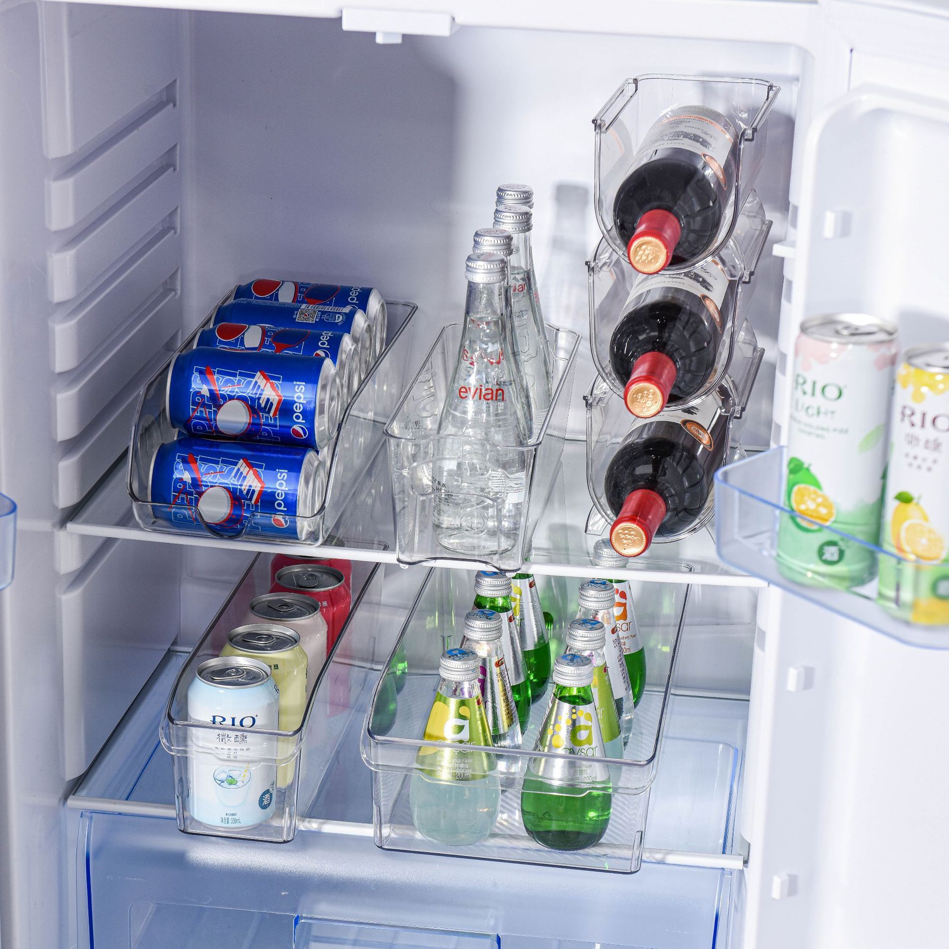 Máy khử mùi bia và đồ uống để chuẩn bị tủ lạnh cho tủ đựng Coca tán xạ