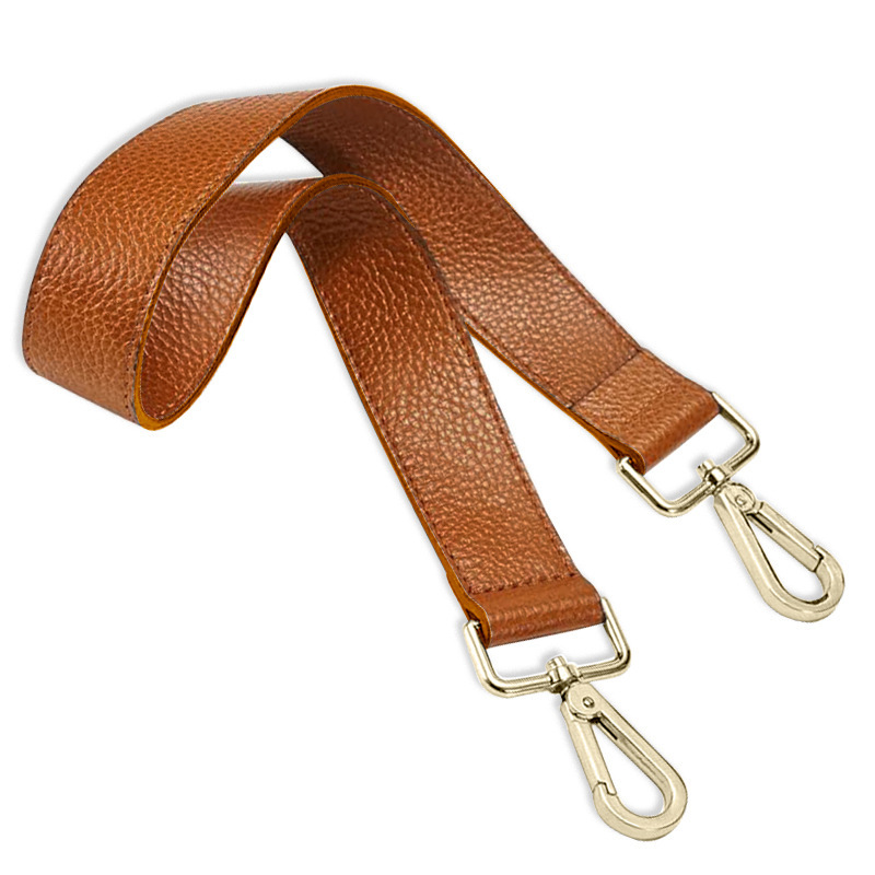 Deep coffee, 3*63 cm with grafts, hand-in-hand, slant belts, double shoulder belts, shoulder belts