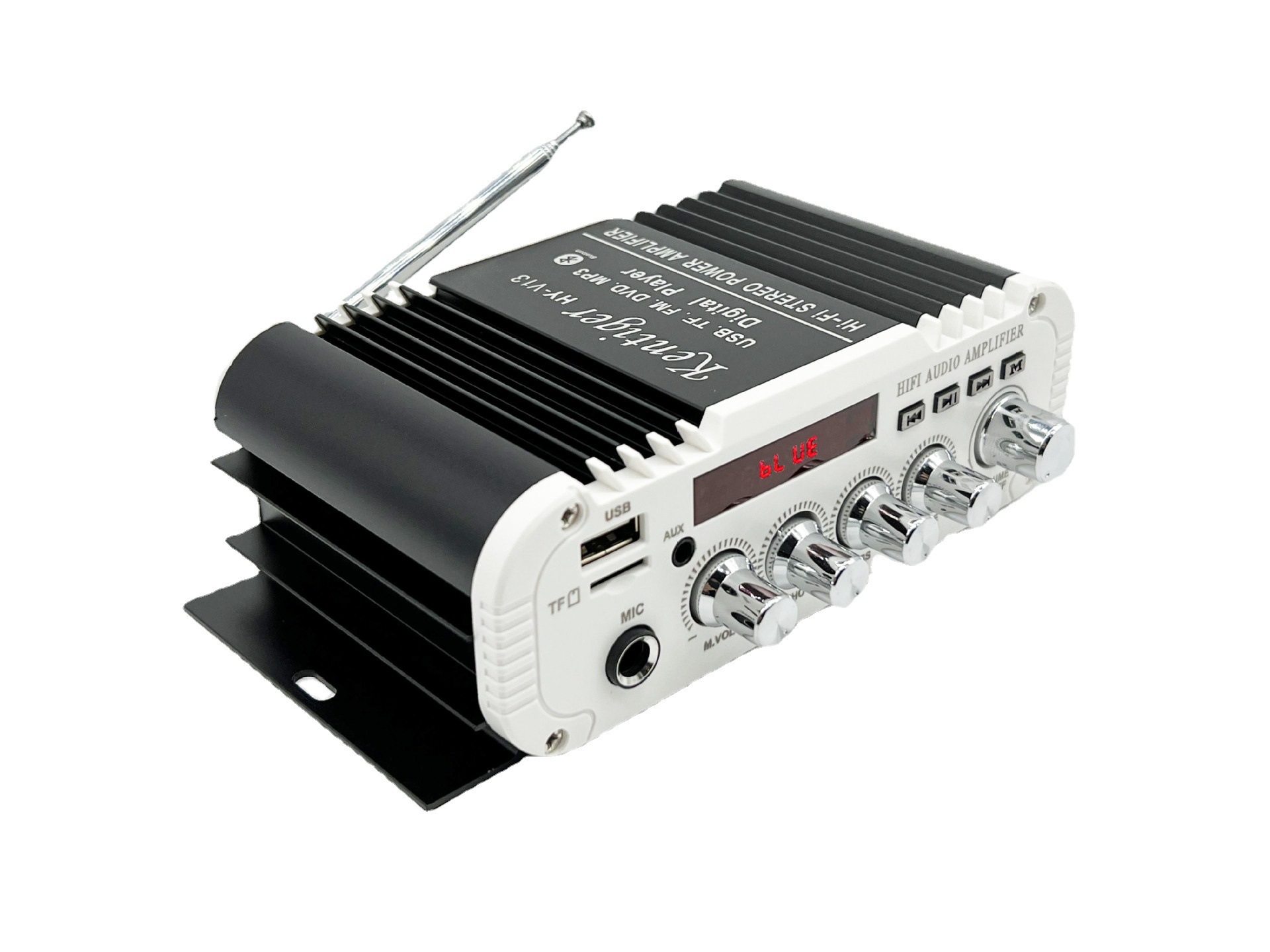 Trực tiếp bán HY-V13, hai máy khuếch đại màn hình nền và micro với răng xanh trong xe