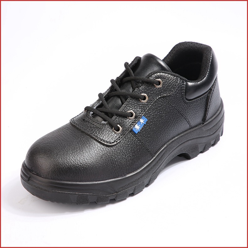 Cow-skin-resilhouette male cross-border steel lock-up safety shoes protected against piercing water safety shoes