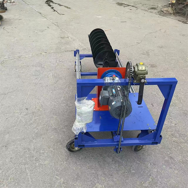 Small horizontal three-phase electric drills, subsurface rock-level openings through the road eye.