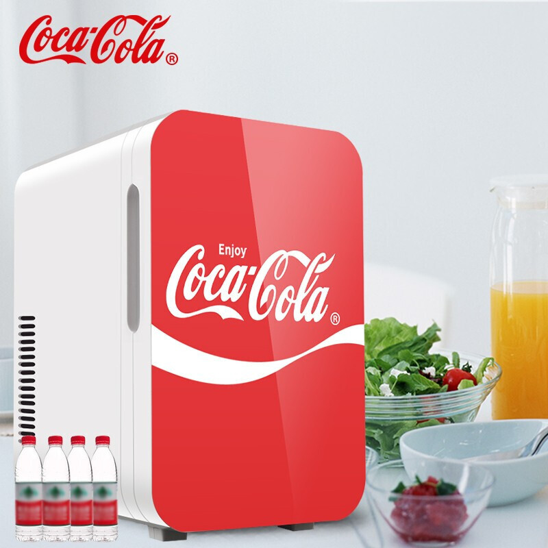 Coca-Cola với tủ lạnh, phòng ký túc xá đồ dùng 2 lần.