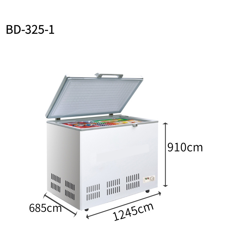 Tủ đông nén năng lượng mặt trời dòng trực tiếp 12-24V BD-325
