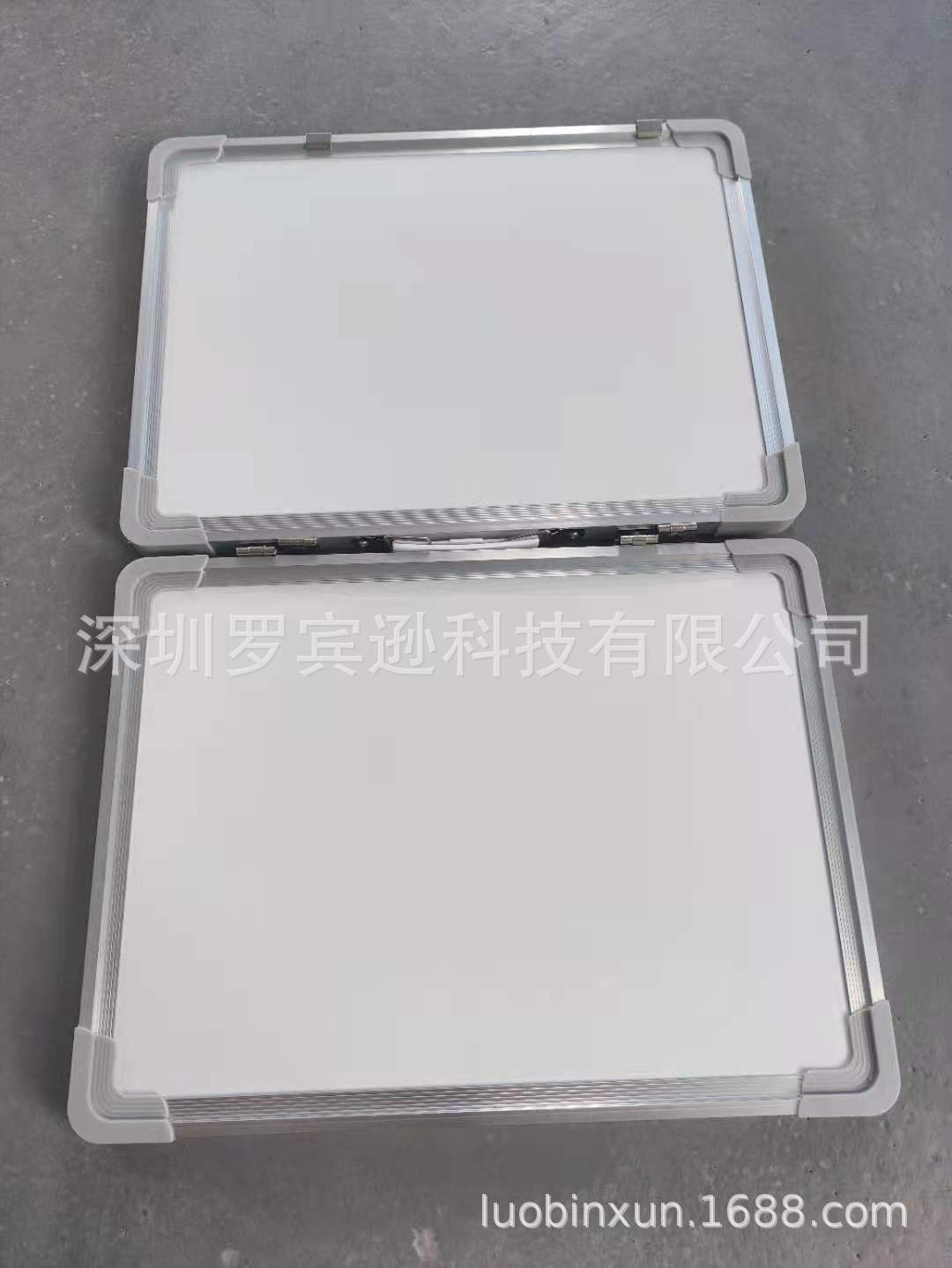 Amazon double-layer hand-carrying of office drawings A whiteboard, double-sided children's desktop mini-whiteboards.