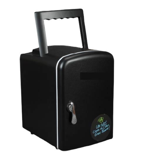 4L Mini Refrigerator Writeable Small Refrigerator Car carrying Home-based Hot Refrigerator Gifts