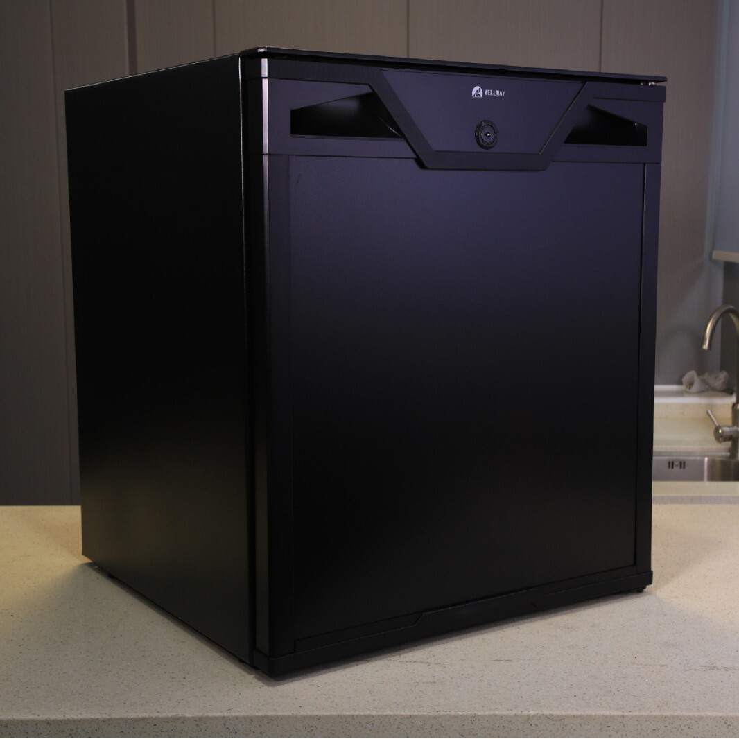 tủ lạnh ngắn, khóa hệ thống tiết kiệm điện trên tủ lạnh mini, tủ lạnh phòng khách sạn im lặng.