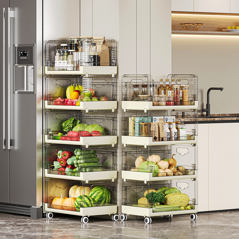 Nhà bếp đa tầng được thiết kế để sắp xếp một xe đẩy cho phòng tắm nhà.