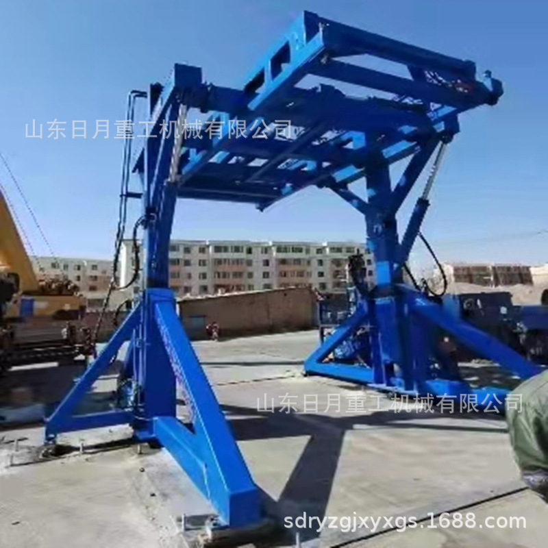 廠家定製安裝全液壓集裝箱翻轉機 港口碼頭倉儲裝卸用液壓翻轉機