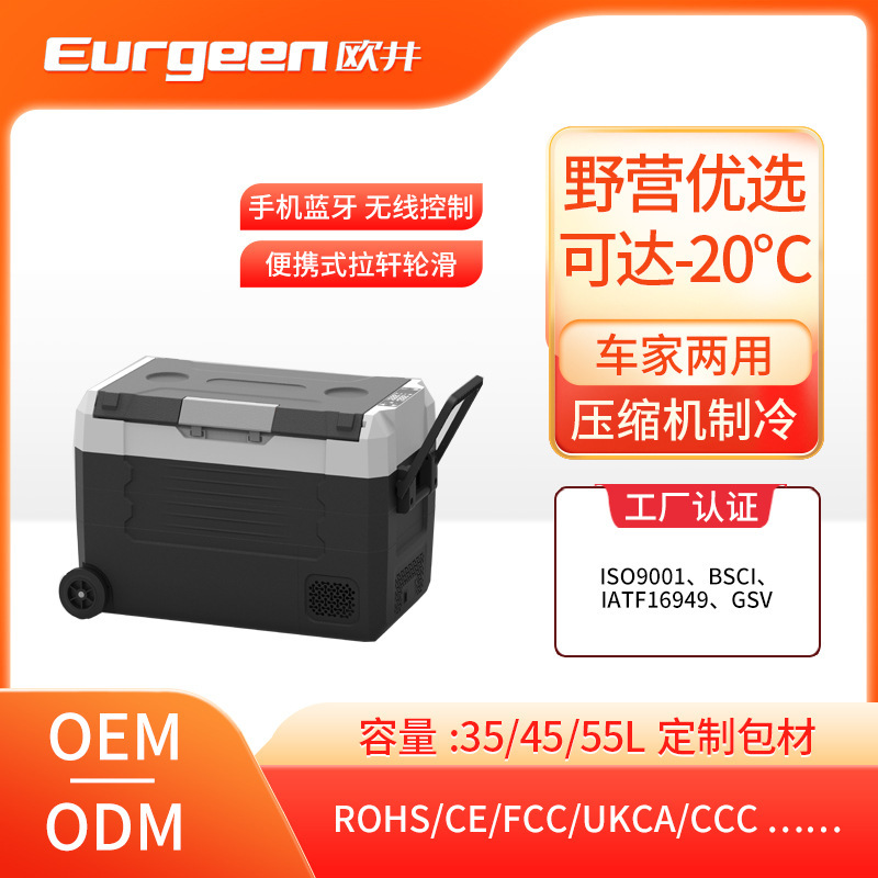Nguồn cung cấp qua thứ tự 12v24v tủ lạnh 35/45/55 L Low noise 35 xe bạc hà