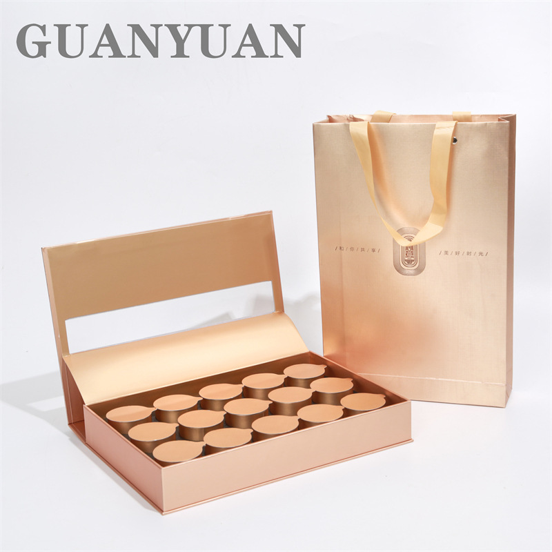 A small tea wrap-up box will be customized in small quantities for high-end tea wrap-up boxes to be packed with a tea box