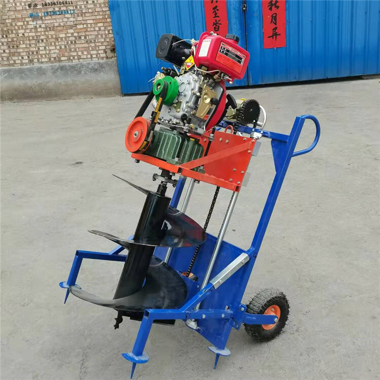 Mountain diesel driller concrete poles caver ground-based pit-digger geo-exploration pit-diggers