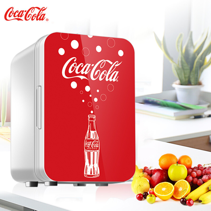 Coca-Cola gắn tủ lạnh 8L xe hơi nhỏ, văn phòng phòng ký túc xá nhỏ hai hộp nhỏ