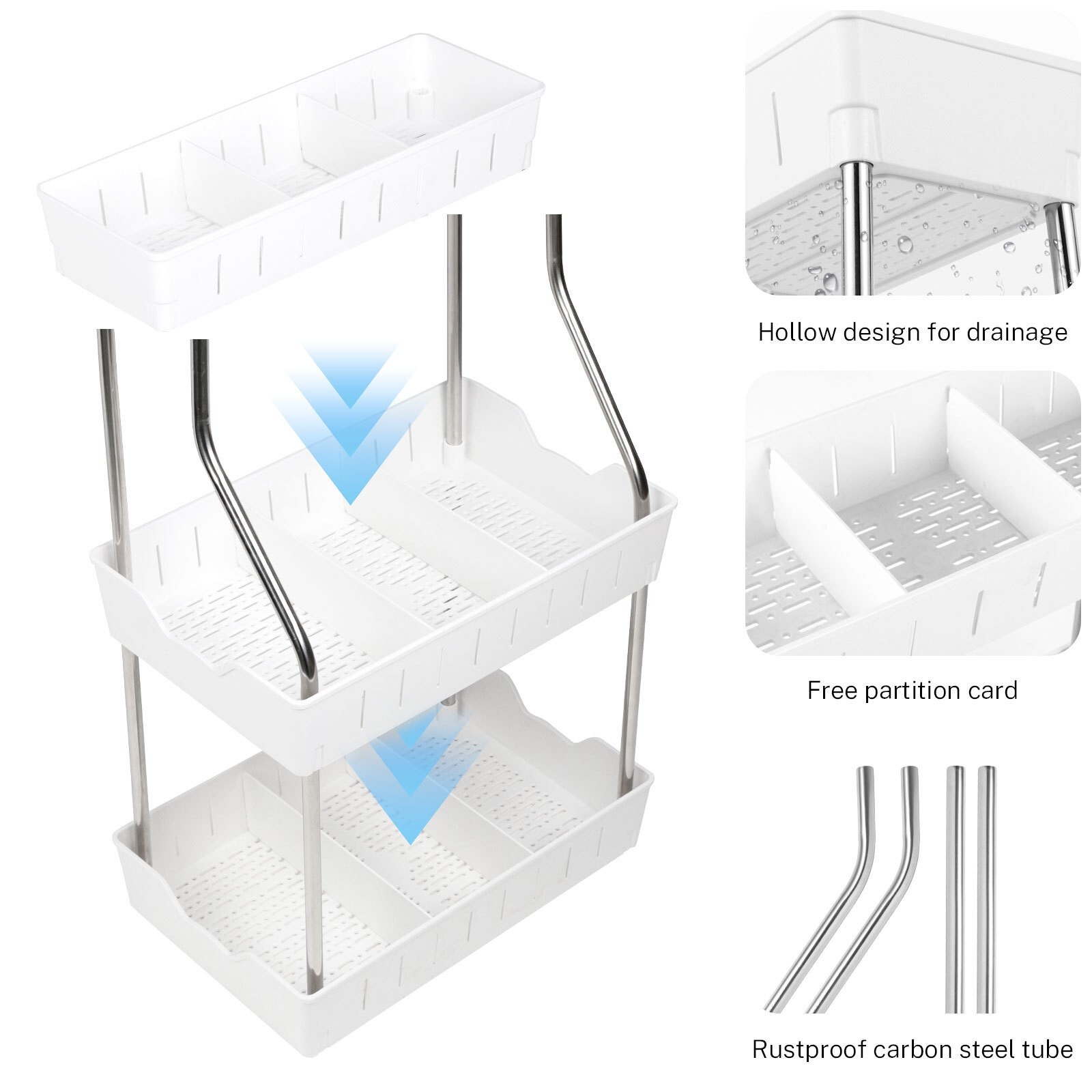 Mới Amazon Temu Phòng tắm Nhà bếp Dưới bồn rửa Dưới hộp Quầy