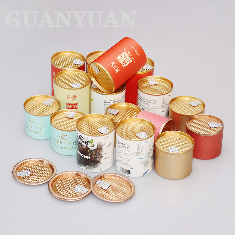 The pet cat thaw-dry food paper can customize the logo-sealed aluminium aluminium creative round paper can