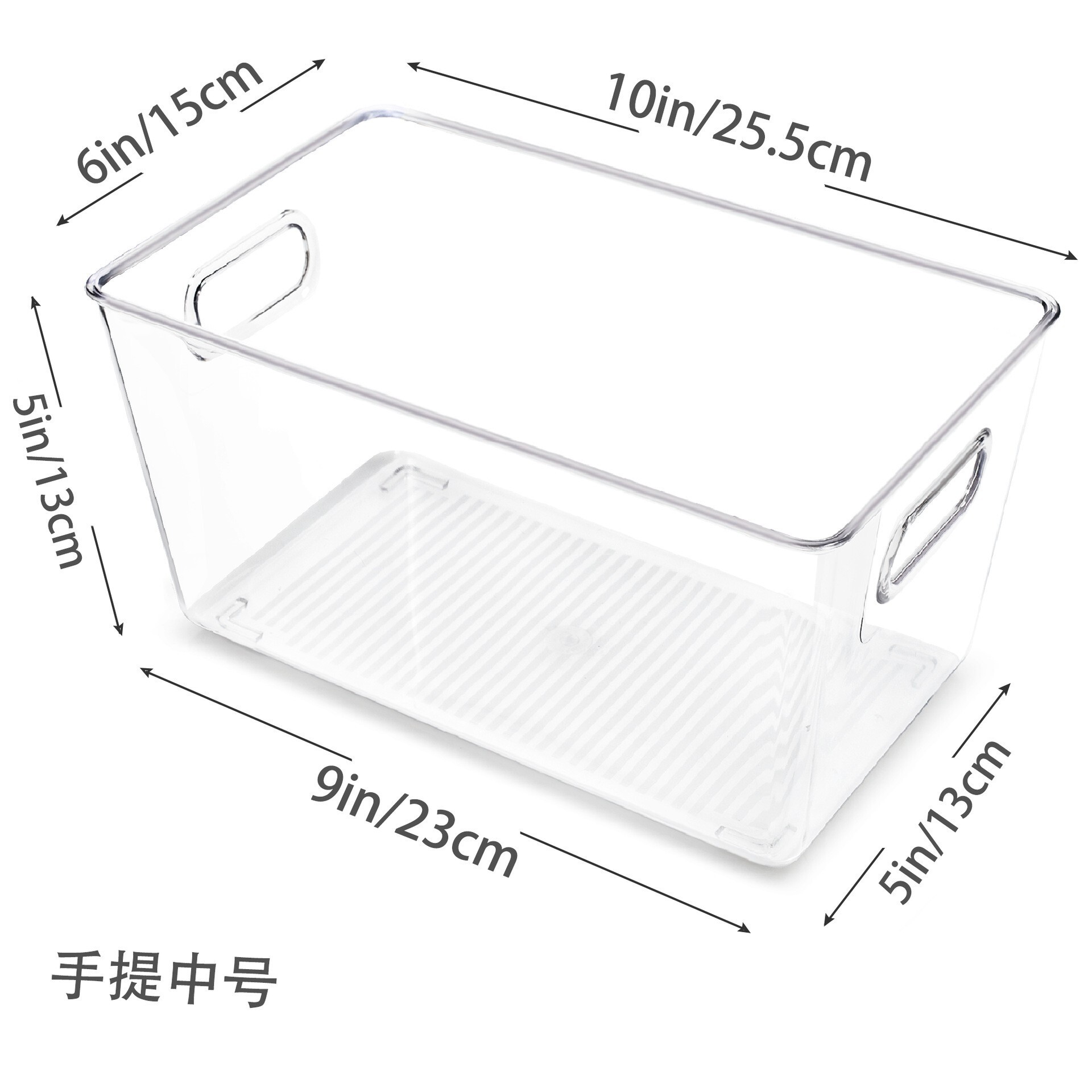 Tủ lạnh nhà bếp với một hộp phân loại rau quả trong suốt