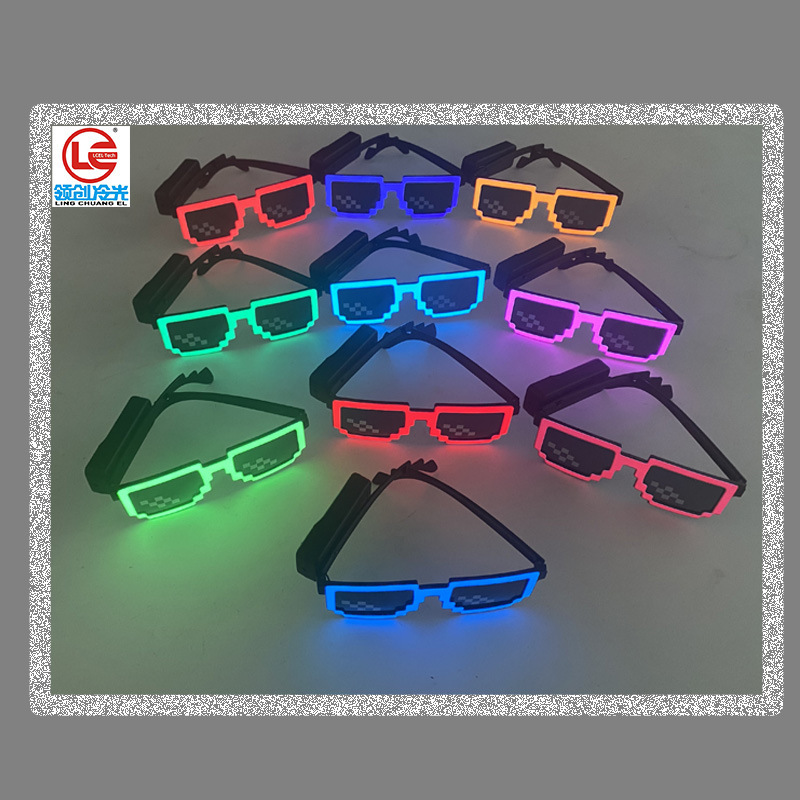 New, bright, wireless Marseilles with glasses for Christmas party.