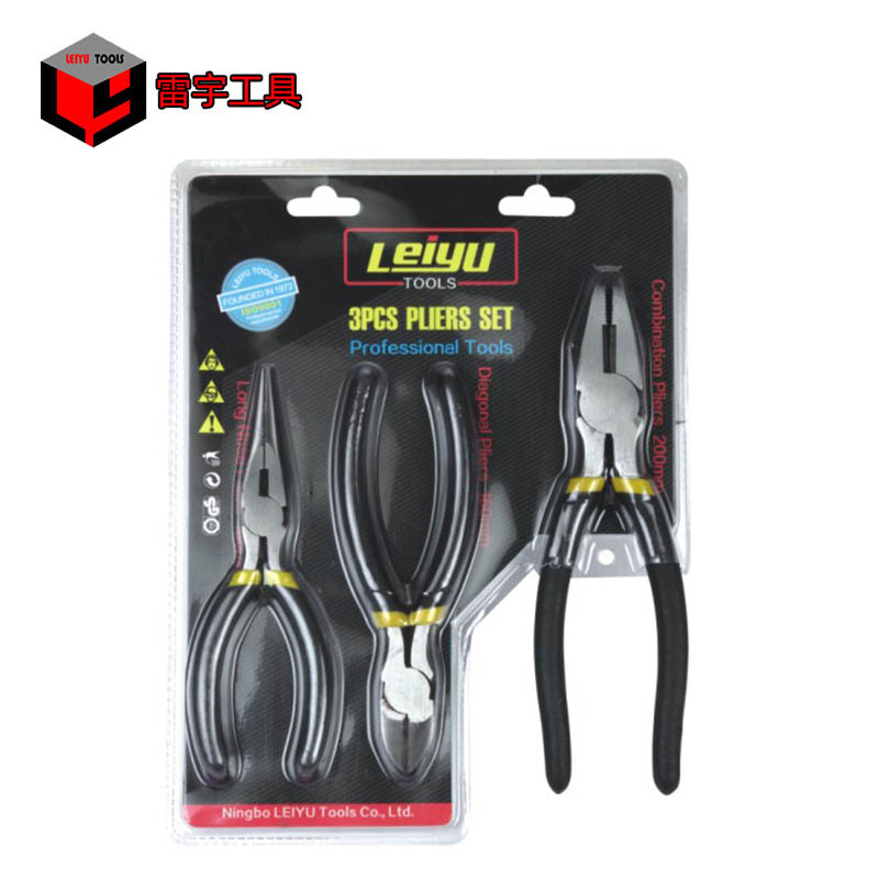 The factory's wire-cracker pliers are pliered with a round-tongue black-red-sniffed plier.