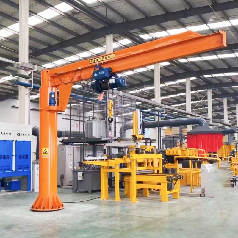 廠家製作安裝電動懸臂吊貨物搬運裝卸小型吊機 電動懸臂吊起重機