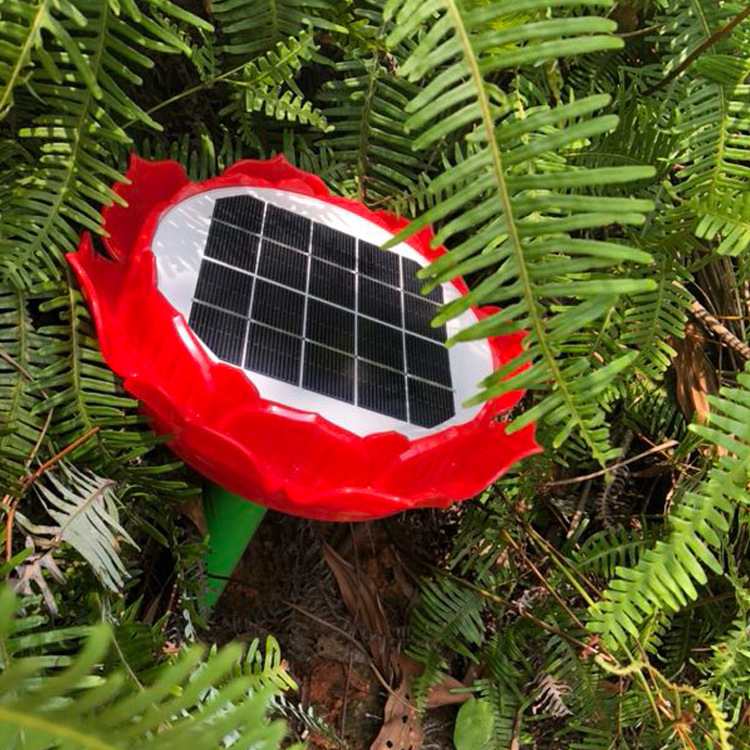 An outdoor rain-proof and freezing solar automatic charger audio-singer music player