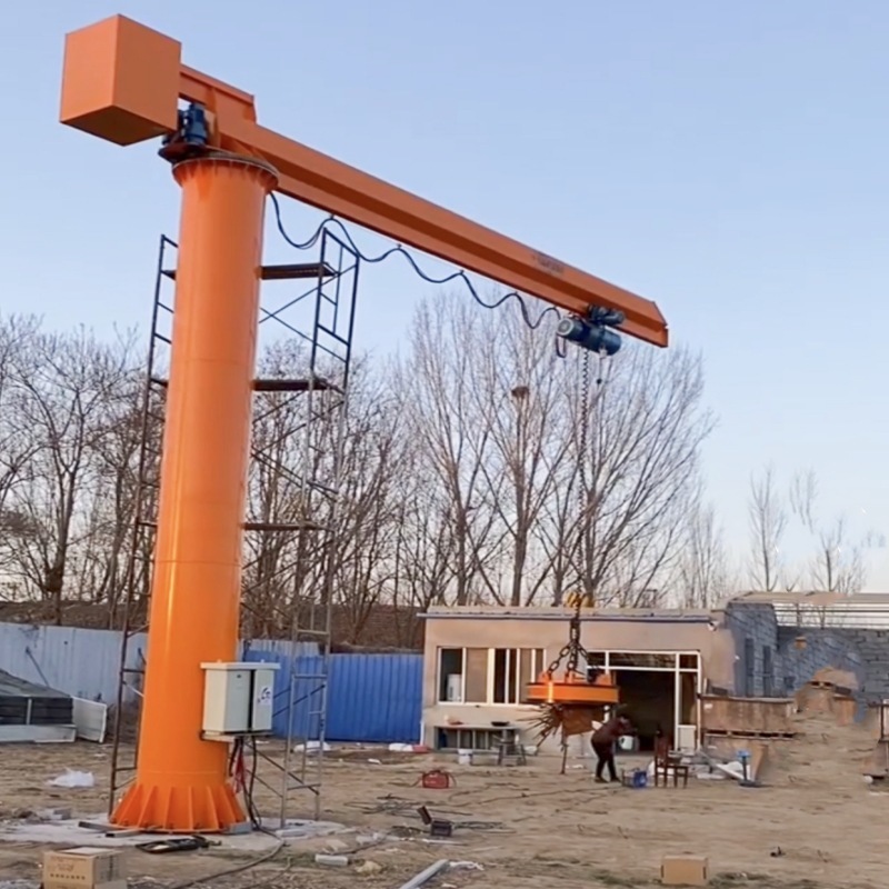 廠家製作安裝電動懸臂吊貨物搬運裝卸小型吊機 電動懸臂吊起重機