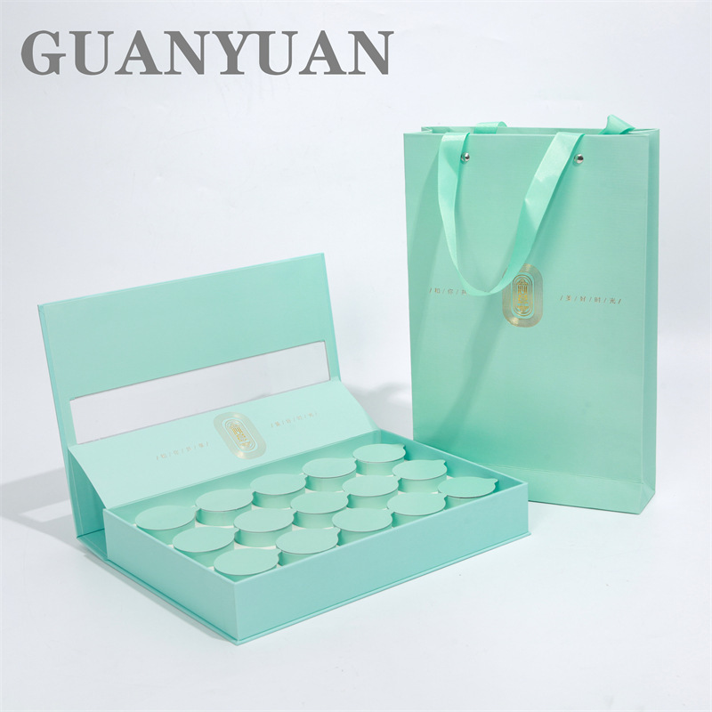 A small tea wrap-up box will be customized in small quantities for high-end tea wrap-up boxes to be packed with a tea box