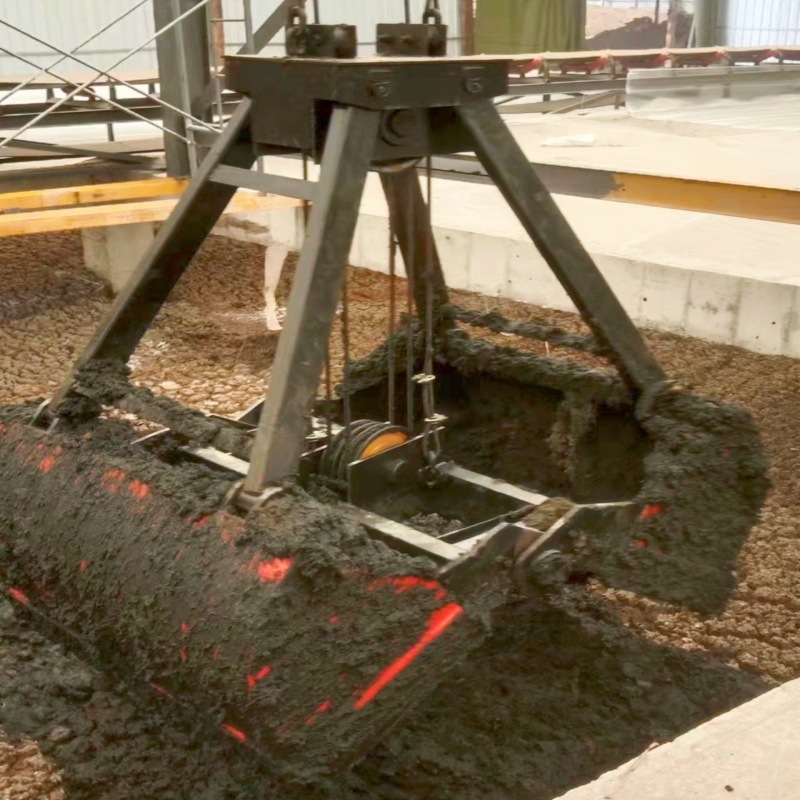廠家定製電動抓鬥起重機液壓貝殼抓鬥污水處理清淤抓鬥 污泥抓鬥